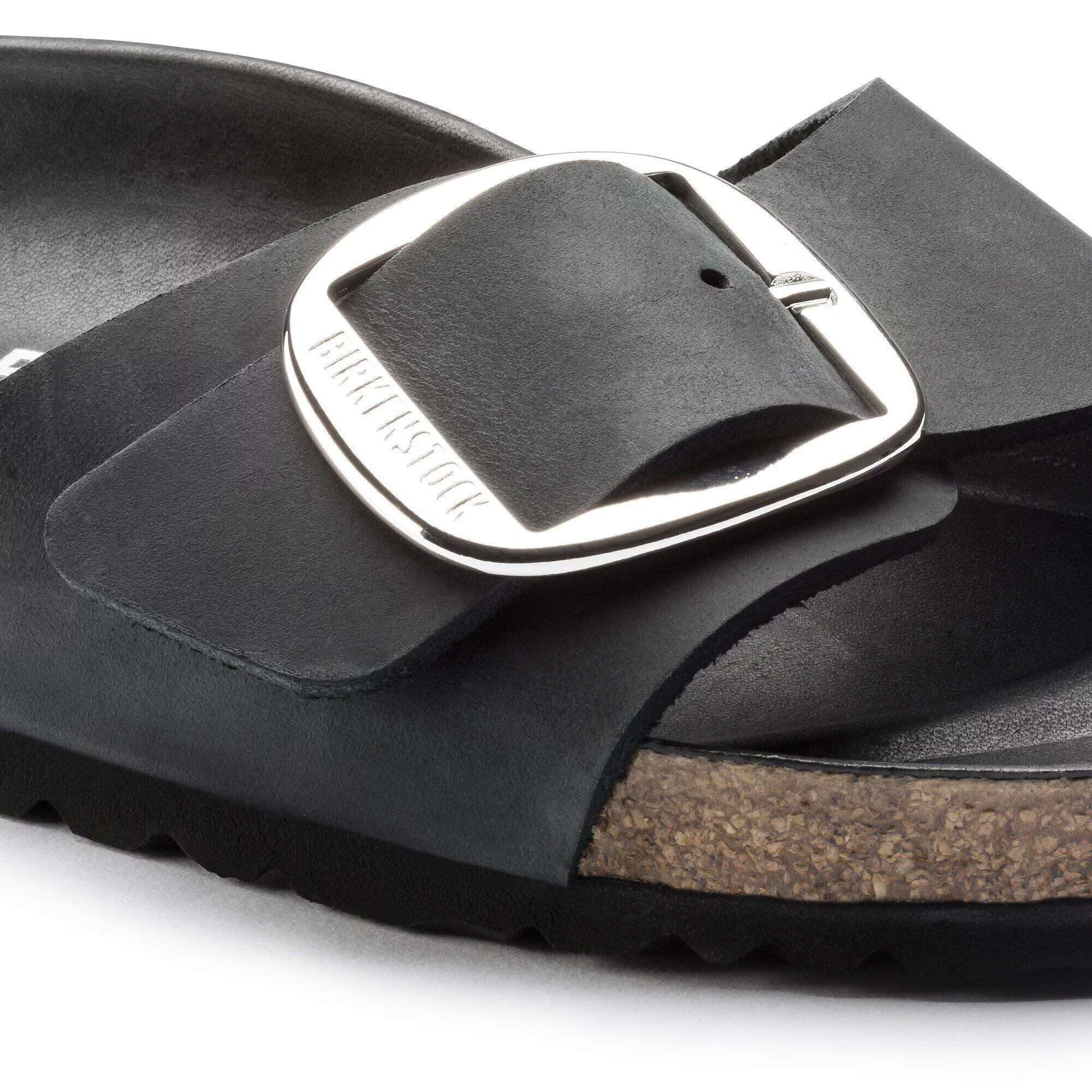 Birkenstock Madrid Big Buckle Oiled Black