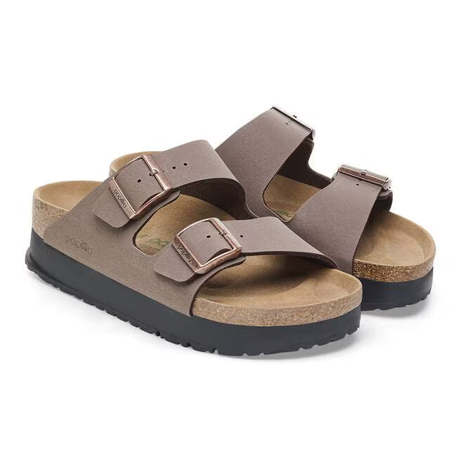 Birkenstock Arizona Pap Flex Platform Mocca