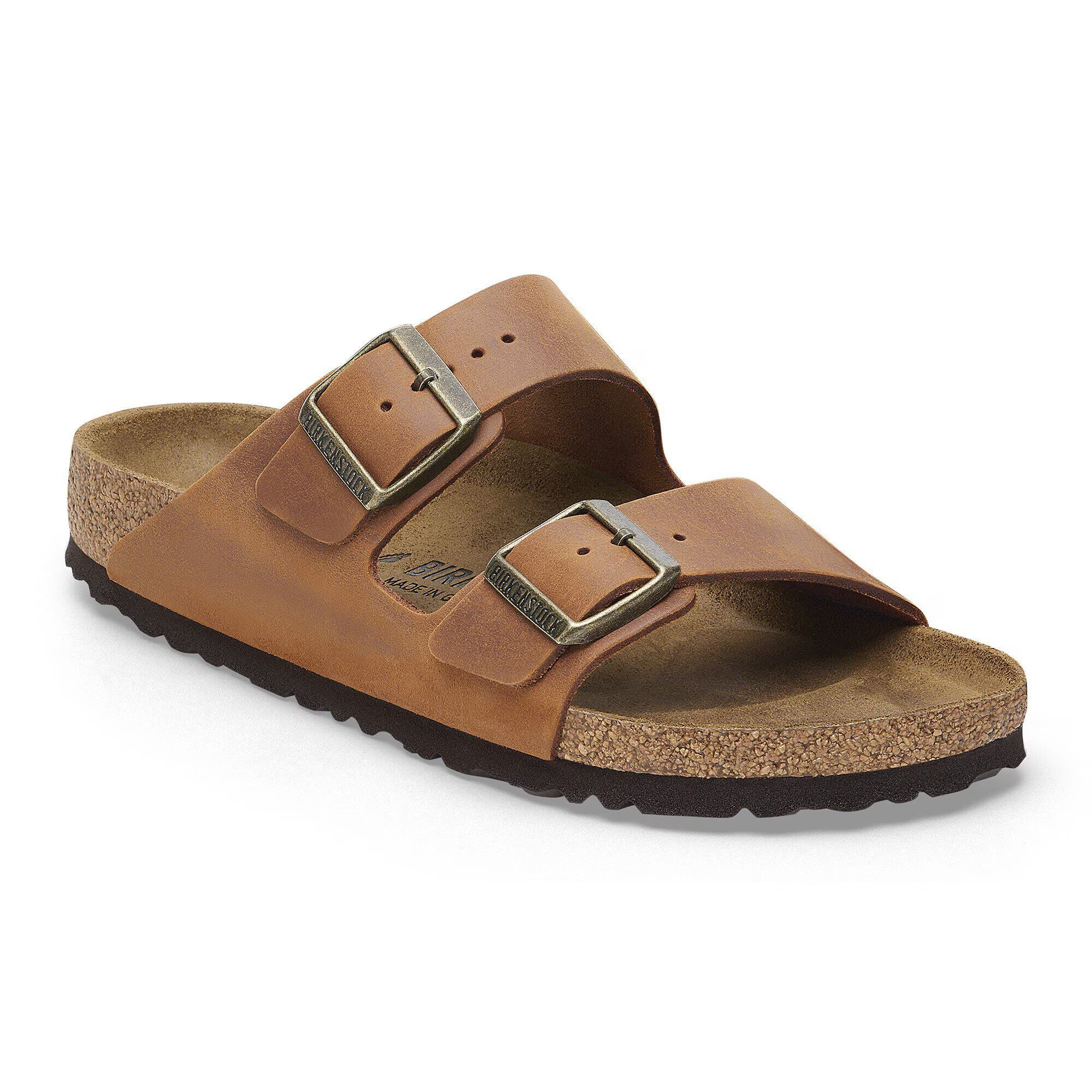 Birkenstock Arizona Soft Footbed Oiled Cognac