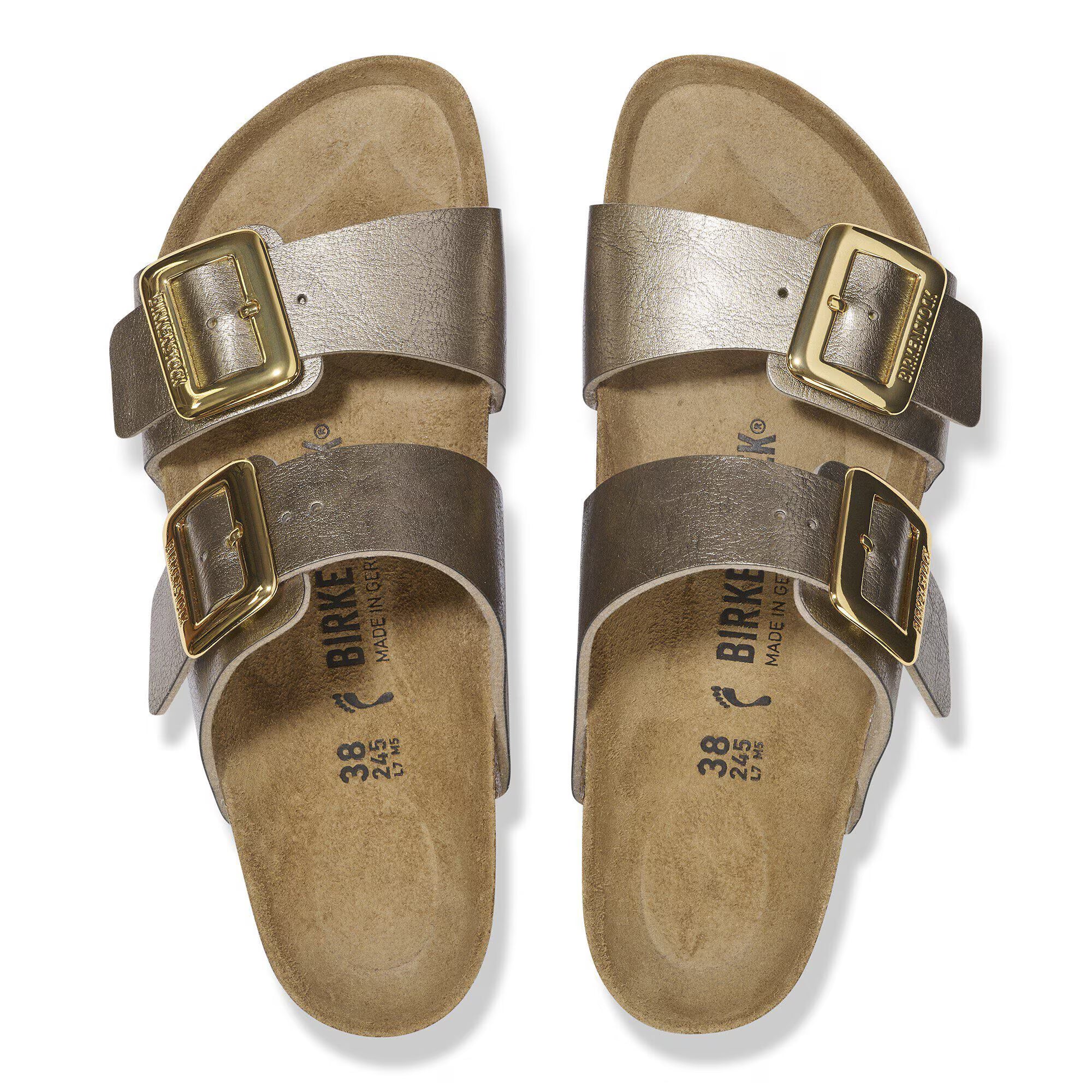 Birkenstock Sydney Luxe Buckle Taupe