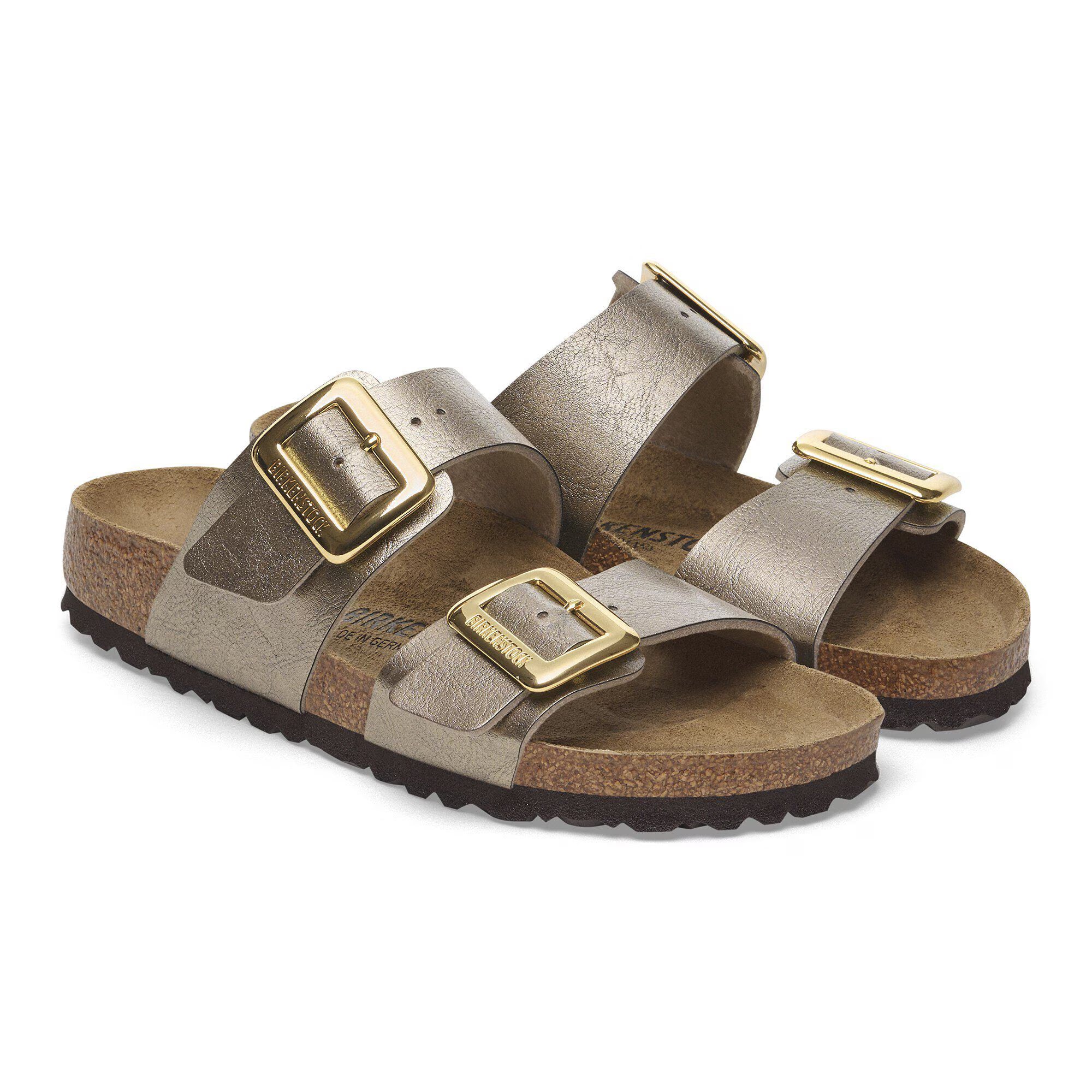 Birkenstock Sydney Luxe Buckle Taupe