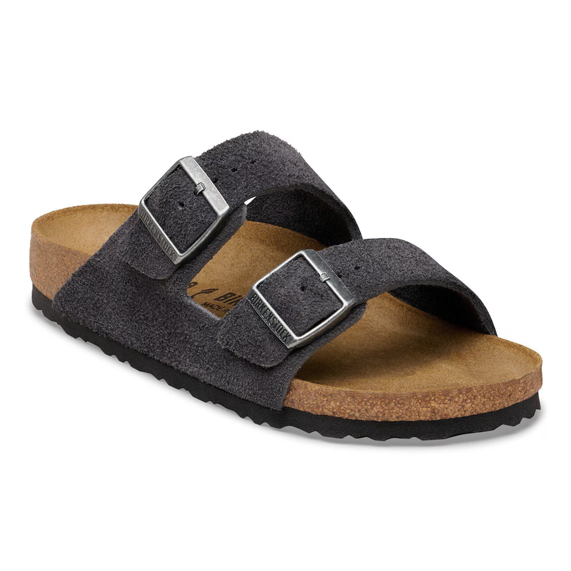 Birkenstock  Arizona Suede Charcoal