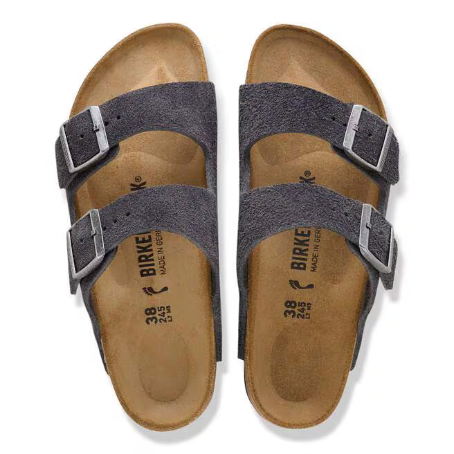 Birkenstock  Arizona Suede Charcoal
