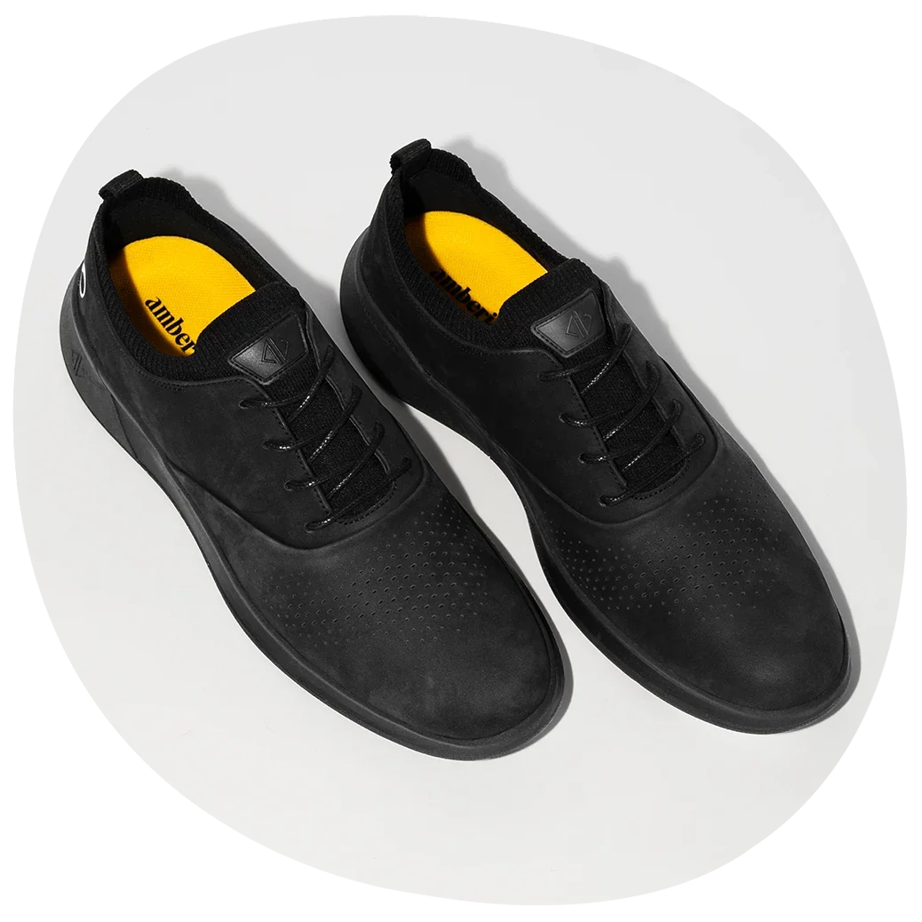 Amberjack Men's The Hybrid Black Shoes