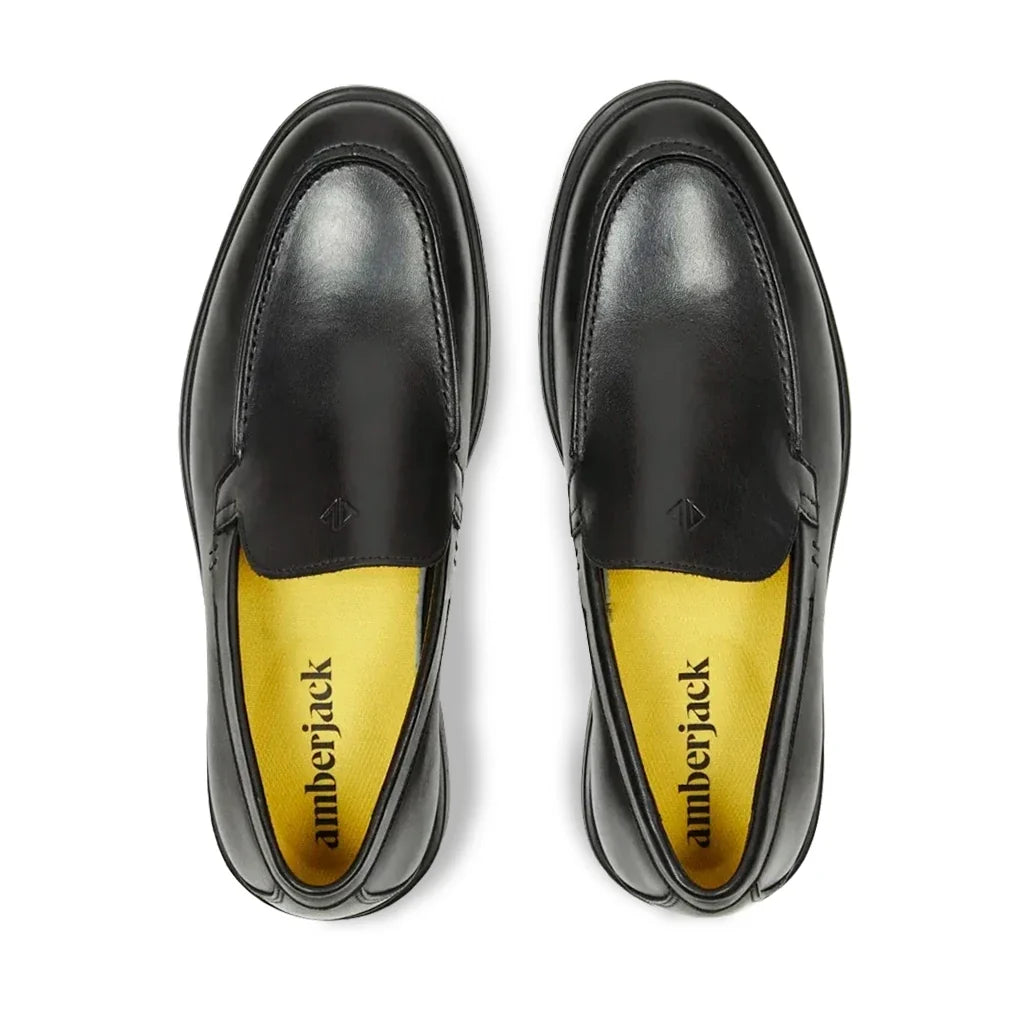 Amberjack Men's The Loafer Black Shoes