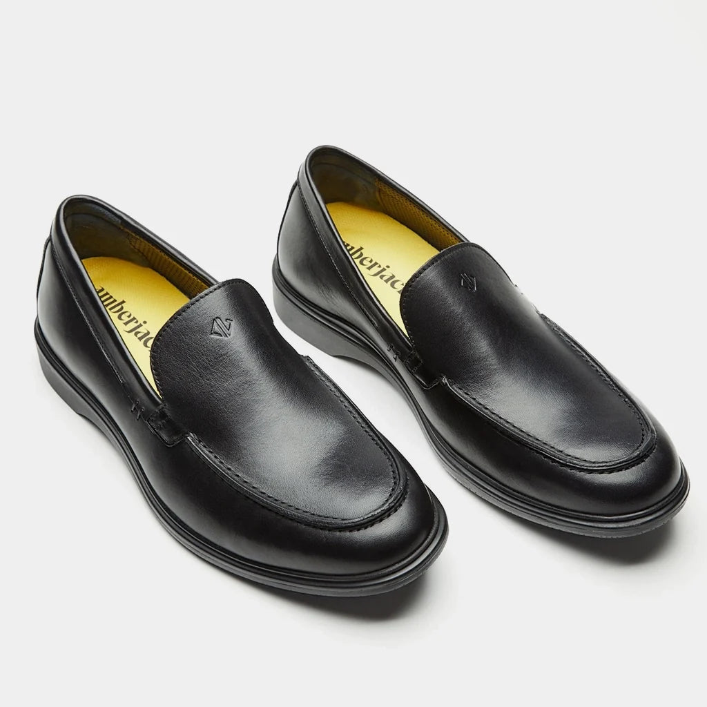 Amberjack Men's The Loafer Black Shoes