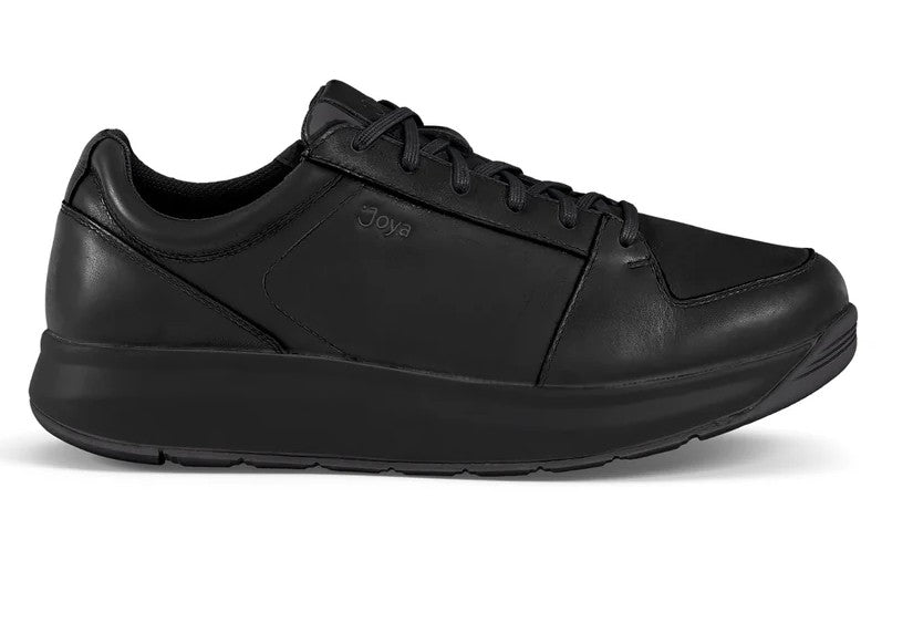 Joya Oliver Black Lace-up Shoes with side zipper