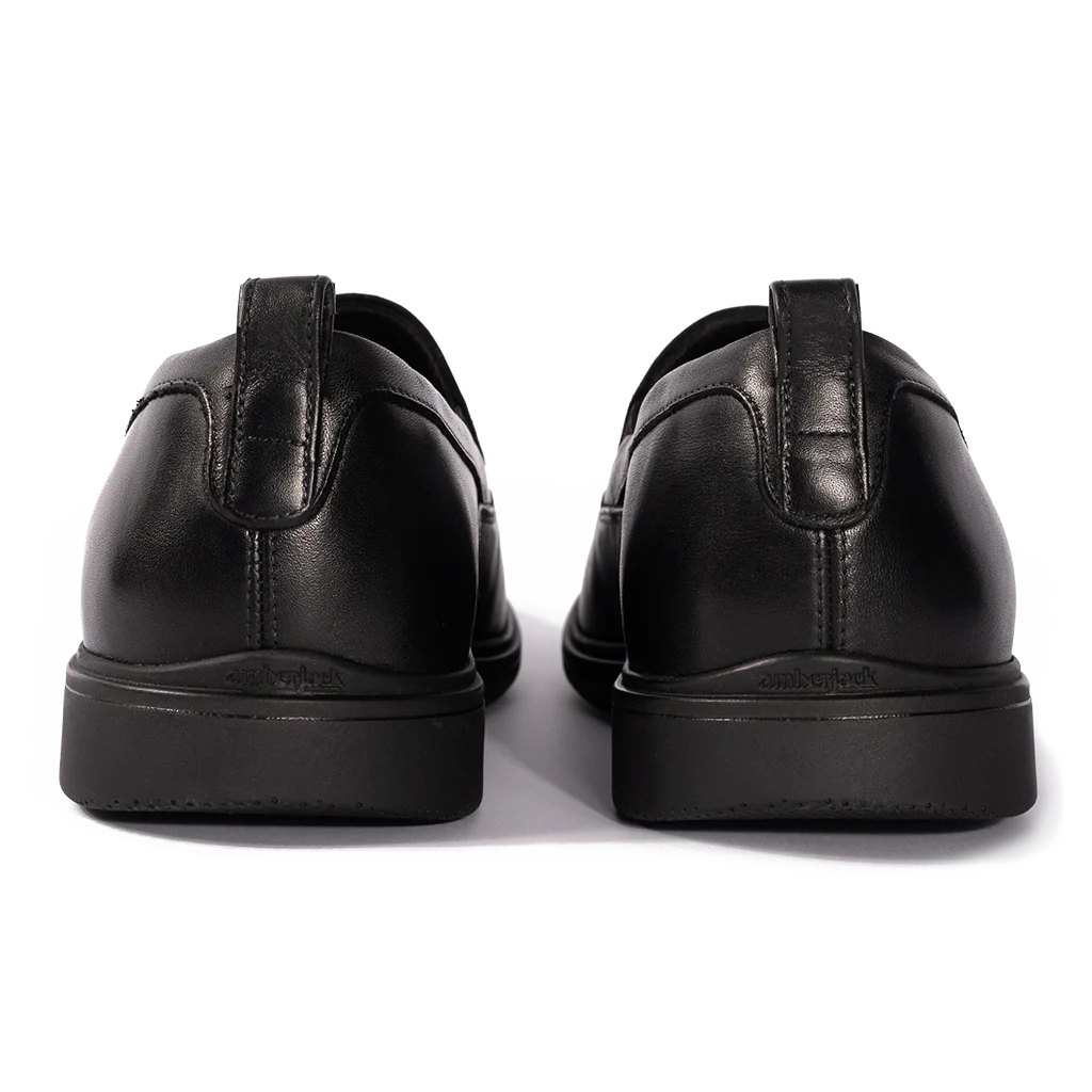 Amberjack Men's The Slip-On Black Shoes