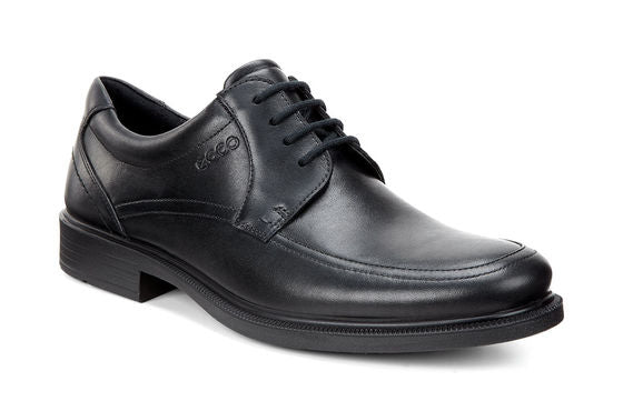 ecco mens dress shoes ECCO Men's 610604 Inglewood Black Leather Lace Up Dress Shoe
