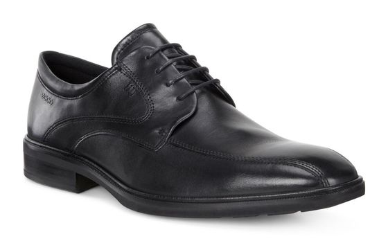 ECCO Men's 623034 Illinois Black Leather Comfort Lace Up Oxford Shoe - MEN'S DRESS SHOES Soulier Shoes ECCO Men's 623034 Illinois Black Leather Comfort Lace Up Oxford Shoe - MEN'S DRESS SHOES Soulier Shoes