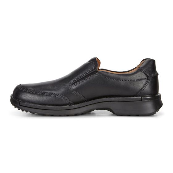 ECCO Men's 500114 Fusion II Black Leather Slip On Casual Shoe