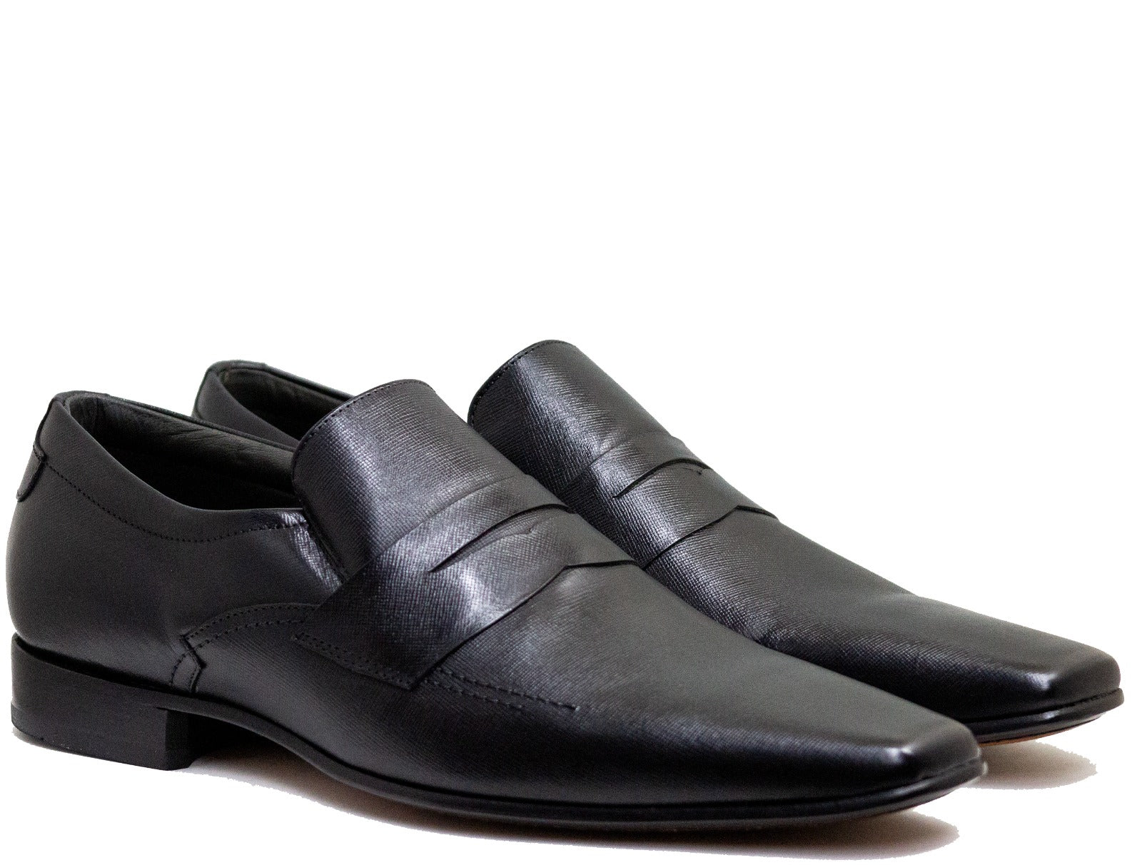 Alfredo Men's Black Dress Leather Shoe 19313