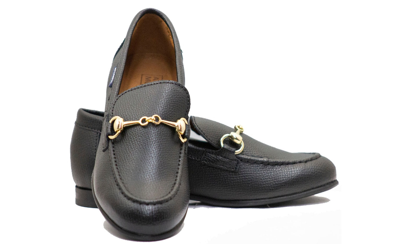 Atlanta Boys 10 Black Dress Leather Shoe