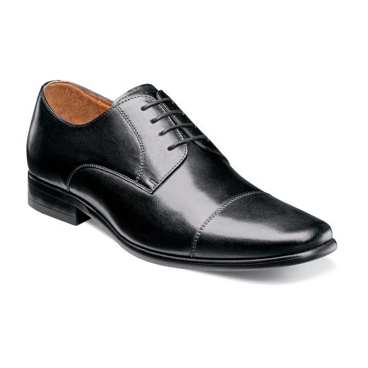 Florsheim Black  Postino Cap Toe Oxford Shoes 15149