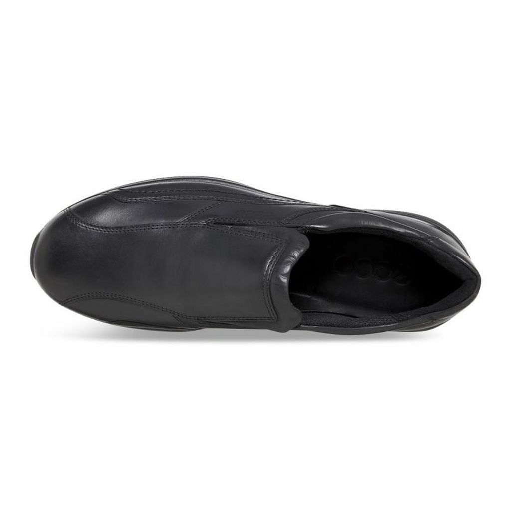 ECCO Men's 511524 Irving Black Leather Comfort Slip On Walking Shoe