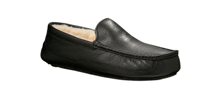 Uggs Ascot Black Leather Clog