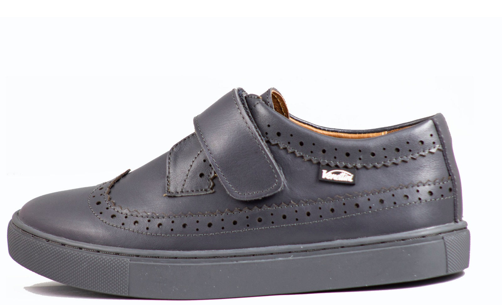 Venettini boys 55-Dakota Gray/leather Shoes