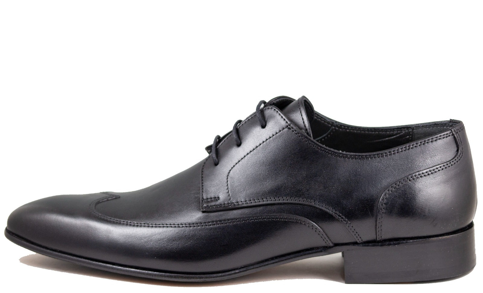 Mirage Men's Black Dress  Wingtip Lace Up Shoes 5798