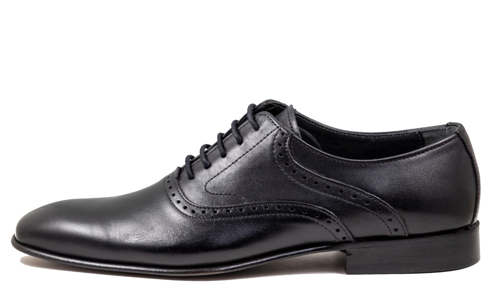 Mirage Men's Dress Black Leather Shoes 6312