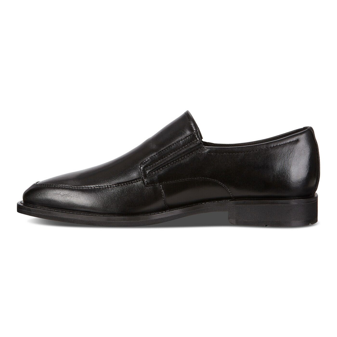 ECCO Men's 640734 Calcan Black Leather Comfort Slip On Dress Shoe