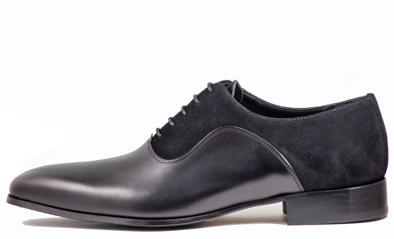 Luciana Men's  Black Leather Dress Shoe 7206