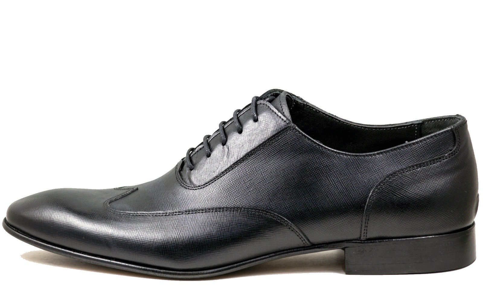 Mirage Black Dress Wing Tip Leather Shoes 7477
