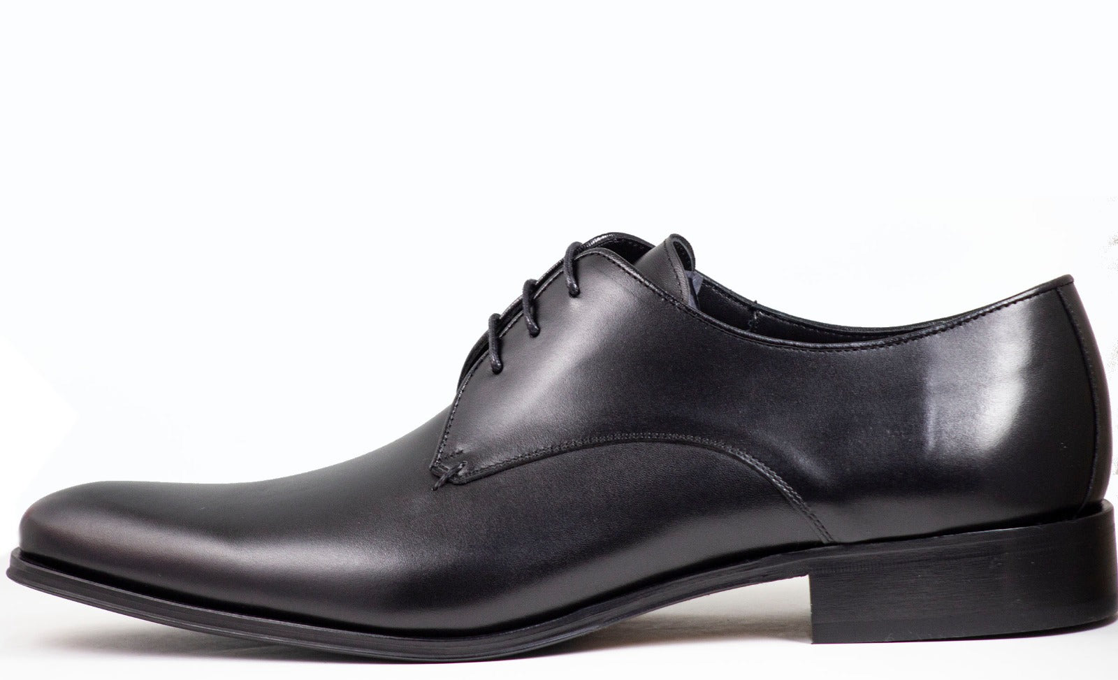 Luciana Men's  Black Leather Dress Shoe 7501-2