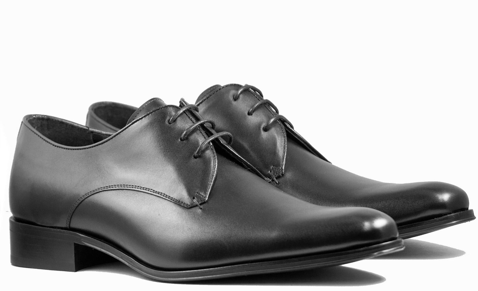 Luciana Men's  Black Leather Dress Shoe 7501-2