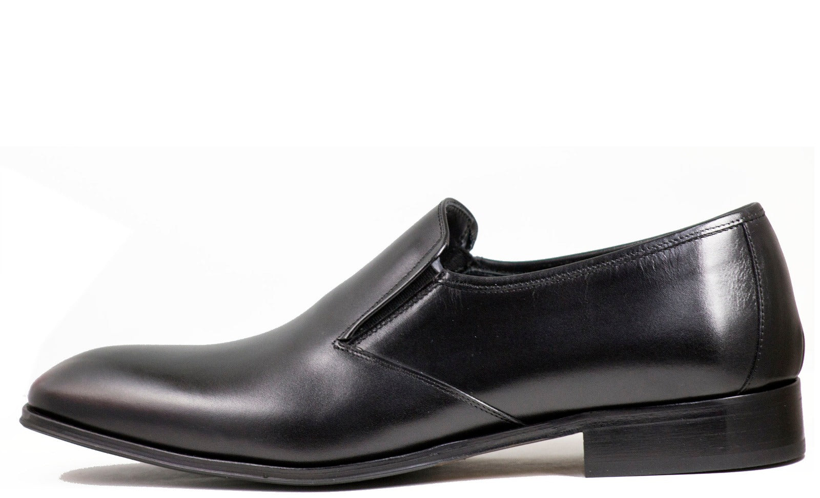 Luciana Men's  Black Leather Dress Shoe 9783