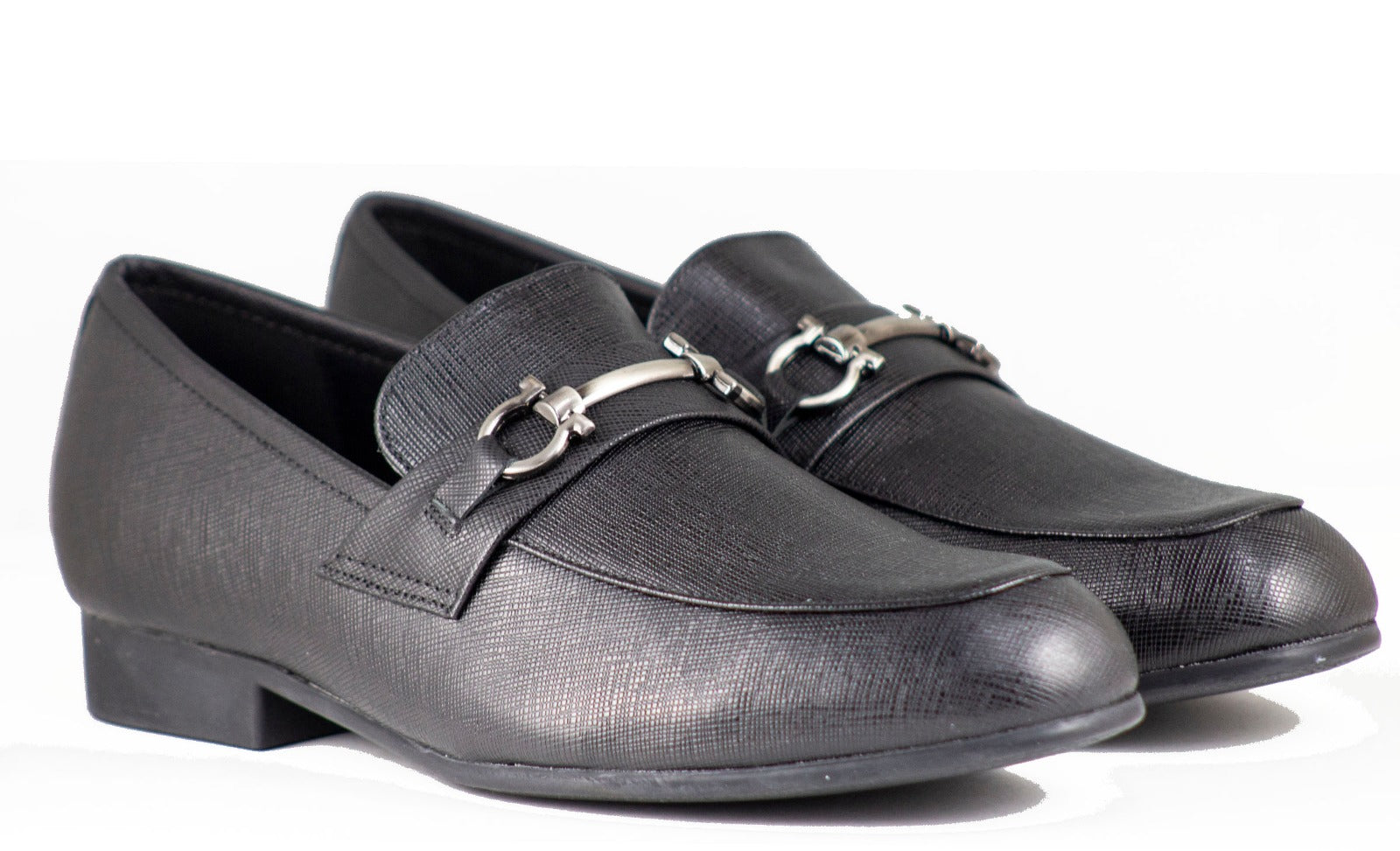 Venettini Boy's Dress Black Shoes Chase4 Gambino Leather