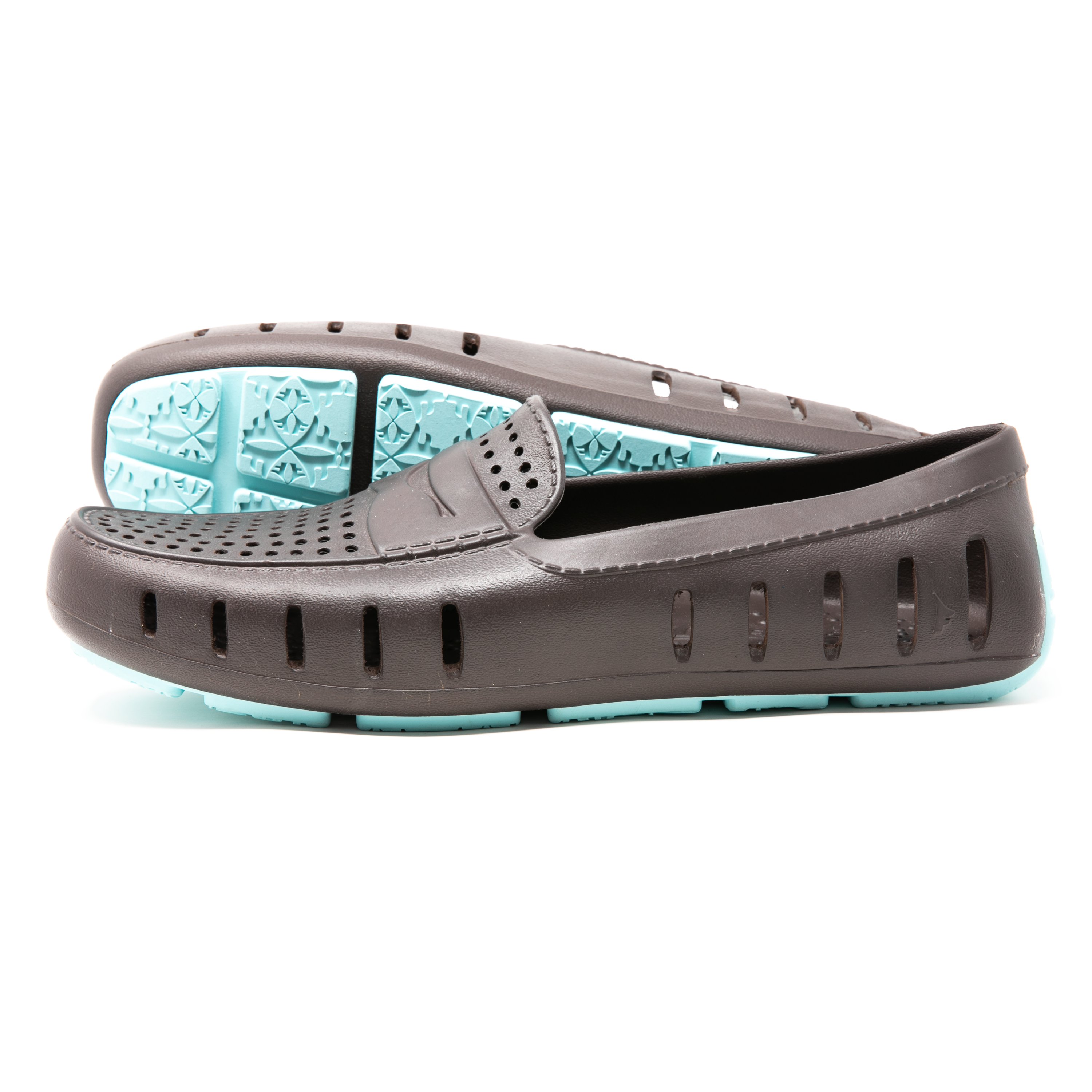 Floafers Country Club Driver Expresso/Island Paradise Blue