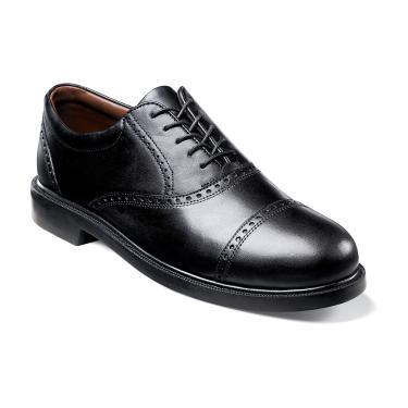 Florsheim Black Dress reubber Shoes Noval 17069