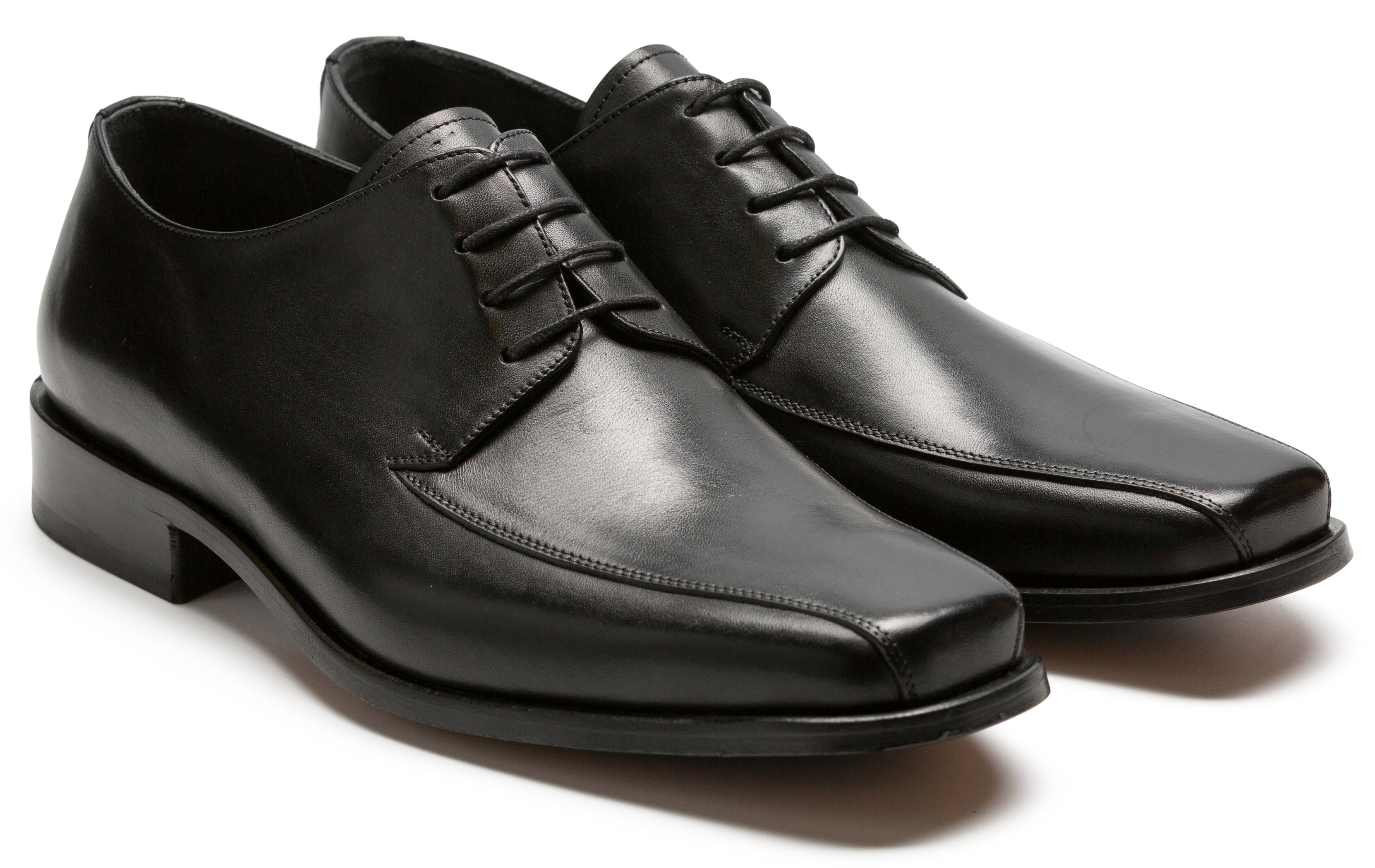 Mirage Dress Black Leather Shoes  3413