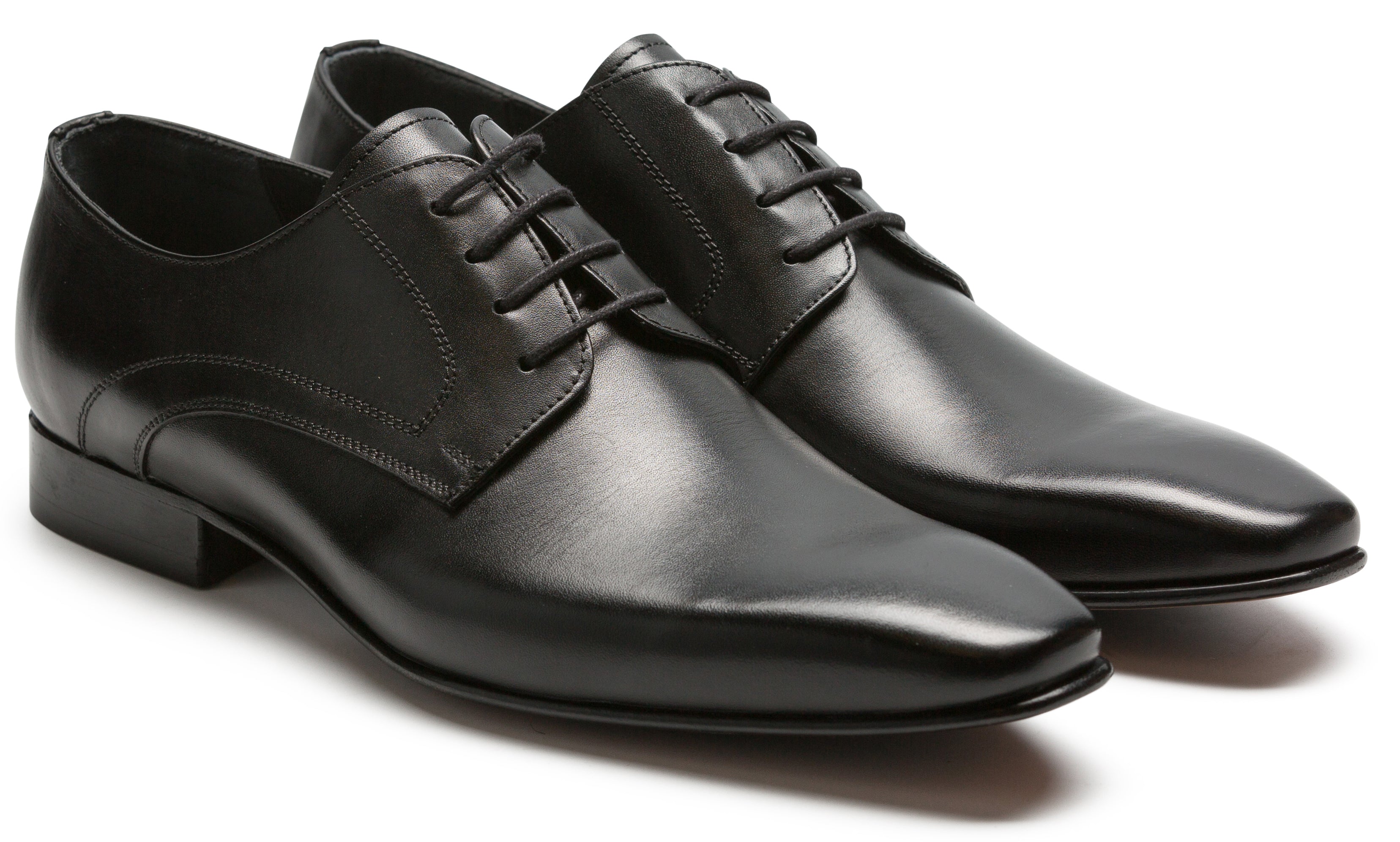Mirage Dress Black Leather Plain Toe Oxford 6749