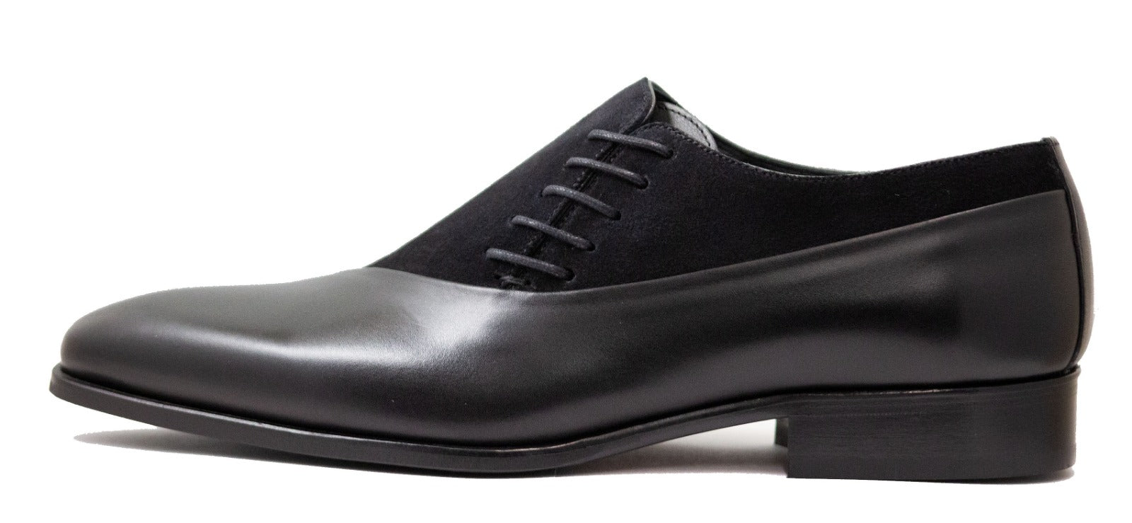 Luciana Men's Black Suede/Leather Dress Shoe 7758