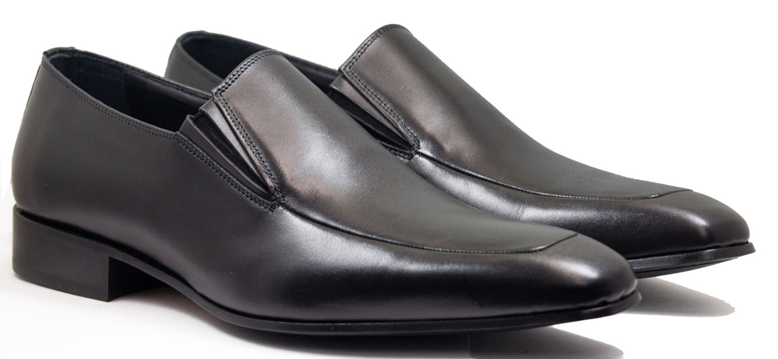 Luciana Men's Black Smooth Leather Dress Shoe 7810