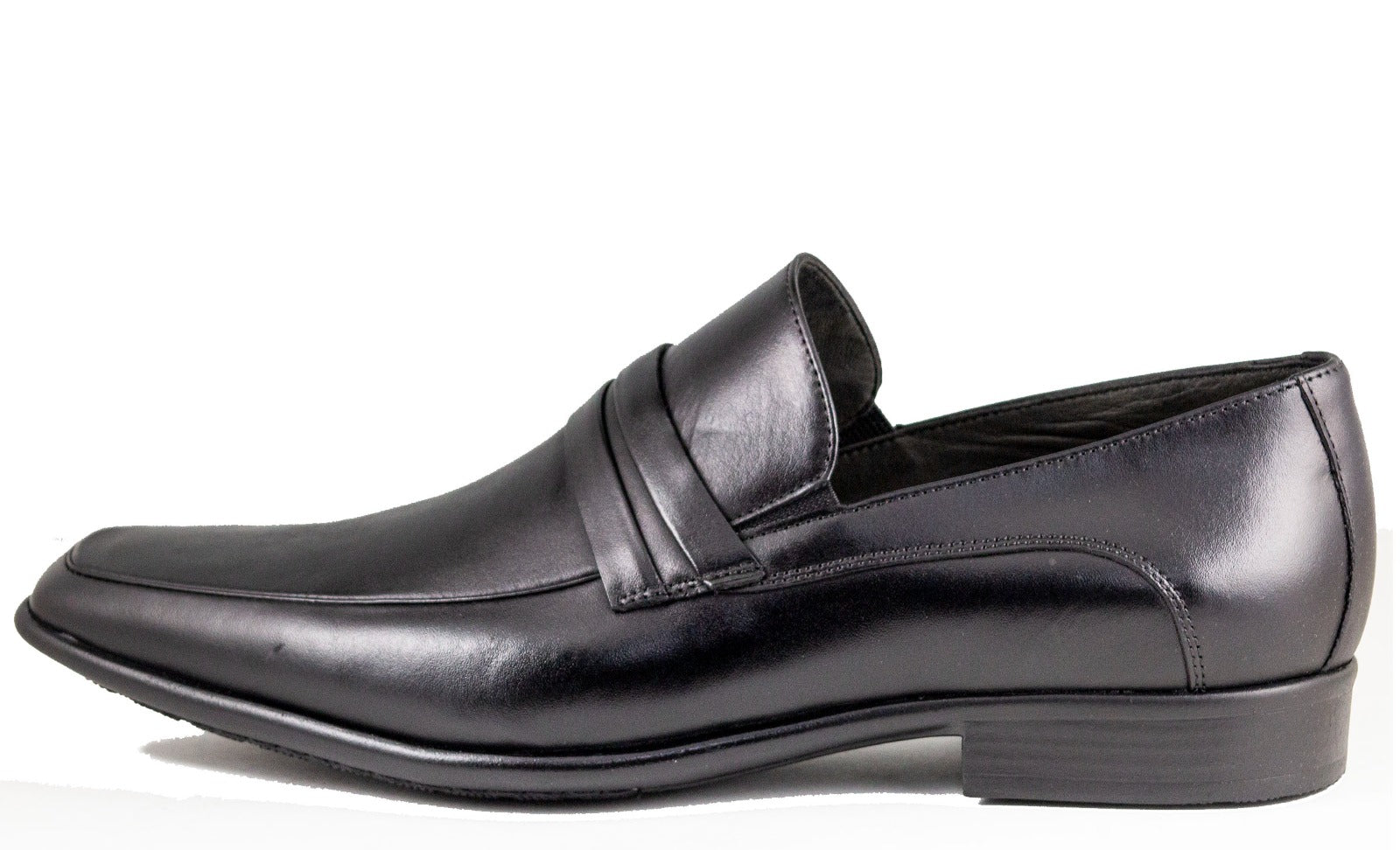 Alfredo Men's Black Dress Rubber Sole Shoe 20050