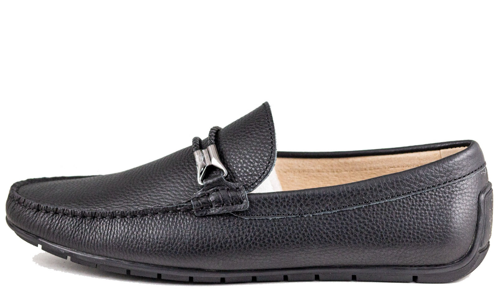 Salo Men's Black  Loafers Moccasins Shoes 219-18