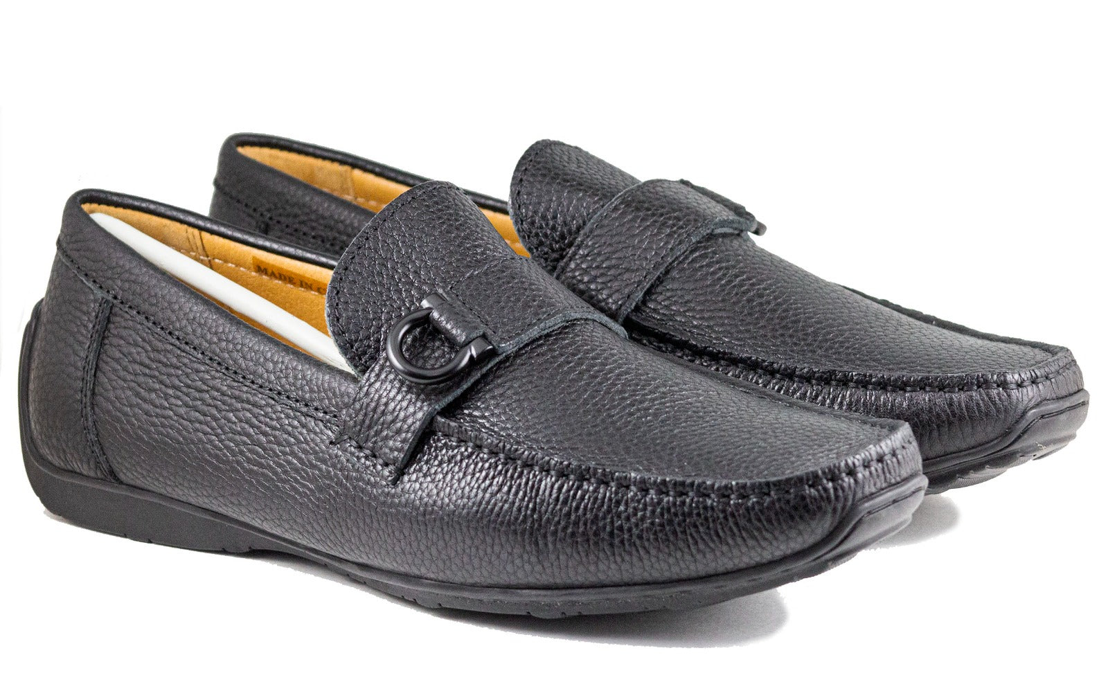 Salo Men's Black  Loafers Moccasins Shoes 405-39