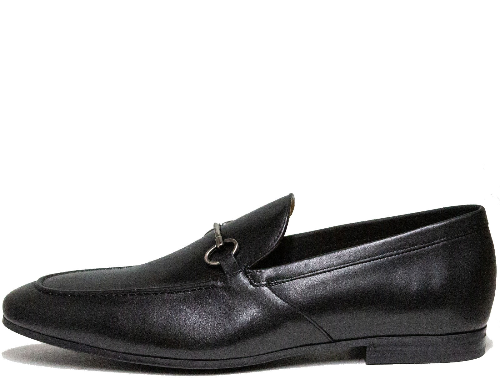 Luciana Men's Black Leather Dress Loafer 94721
