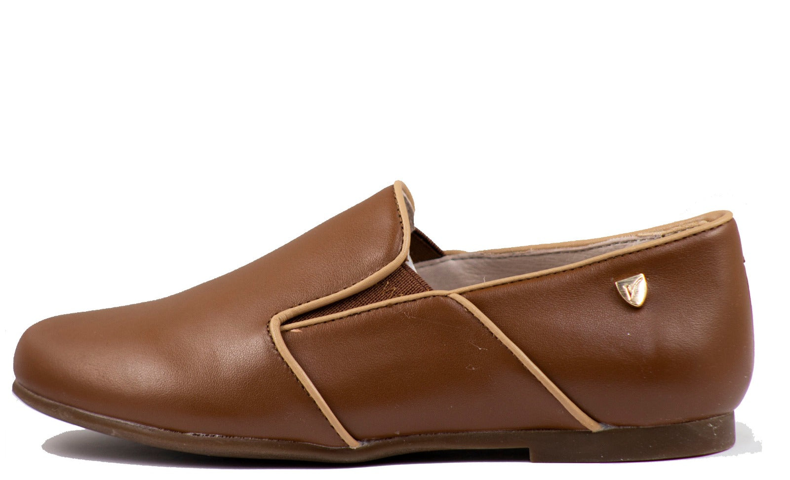 Venenttini Boy's Dress Tan Leather Shoe Capri