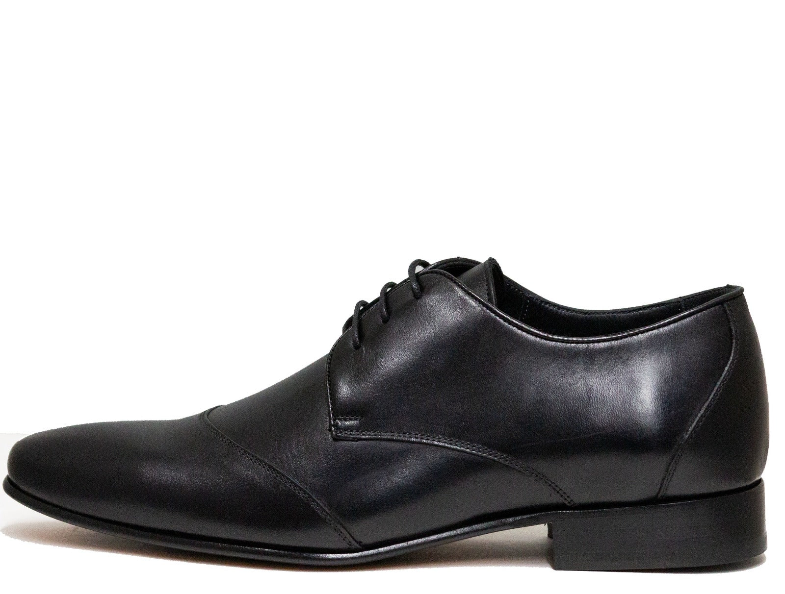 Mirage Men's Dress Black Leather Shoes 8657