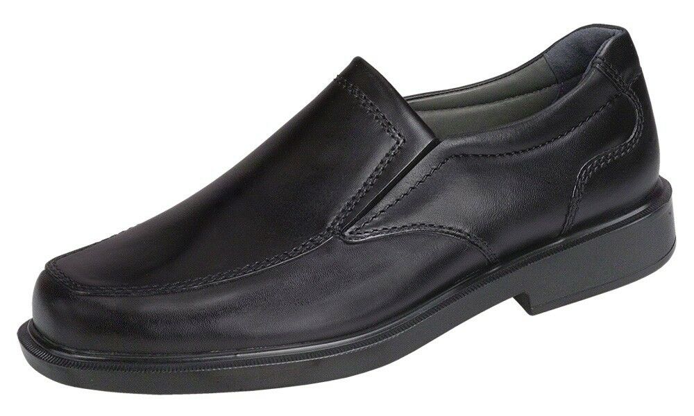 SAS Men's Diplomat Black Leather Slip-on Comfort Shoe
