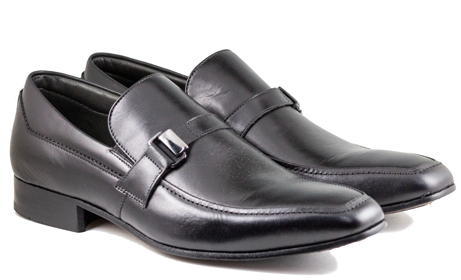 Alfredo Men's Black Dress Leather Sole Shoe LI-91