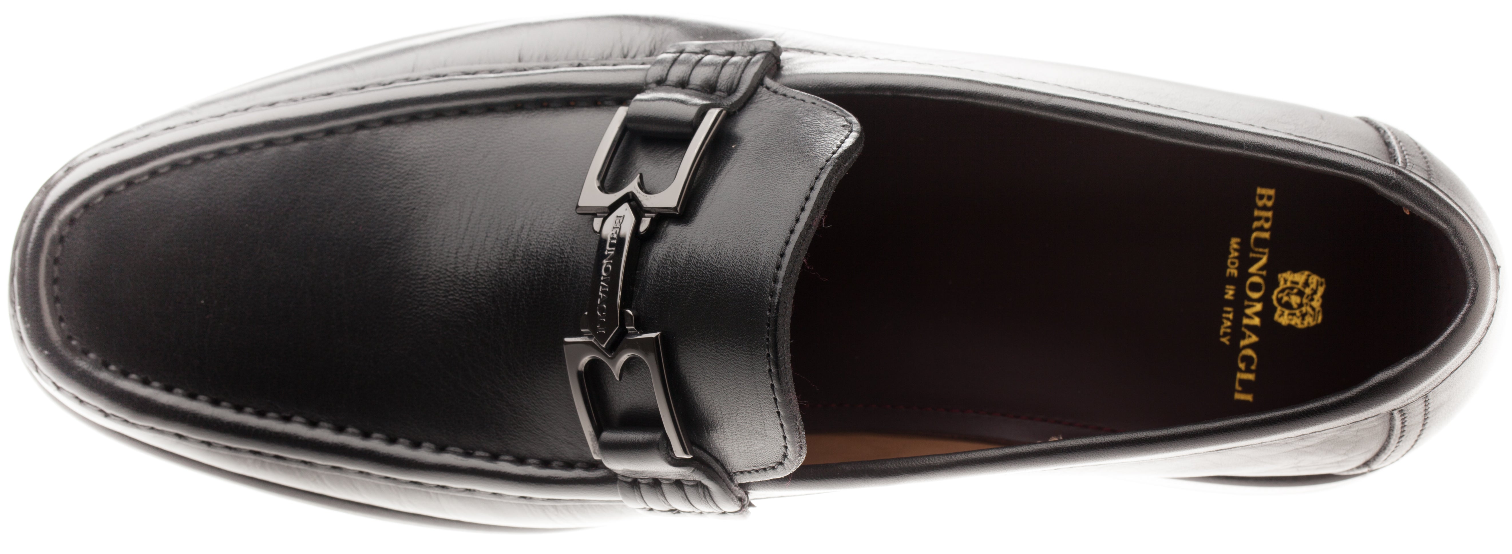 Bruno Magli Mens Black Dress Shoe Bigolo loafer