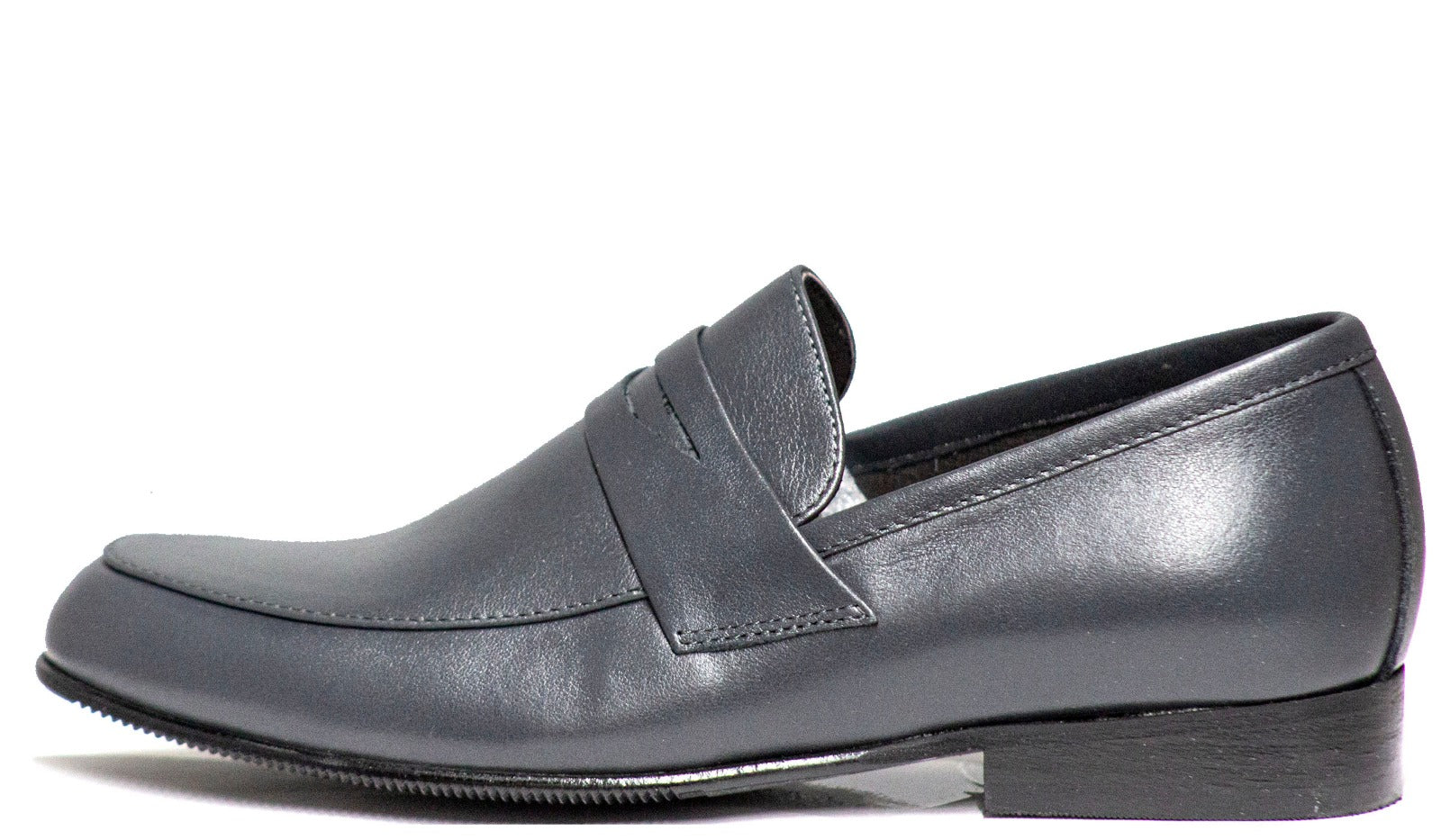 Atlanta Boys Dress Grey Slip On Shoe SX111